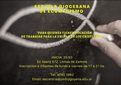 En Lomas de Zamora se lanza la “Escuela Diocesana de Ecumenismo”