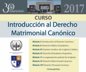 Curso sobre “Introducción al Derecho Matrimonial Canónico”: charla informativa