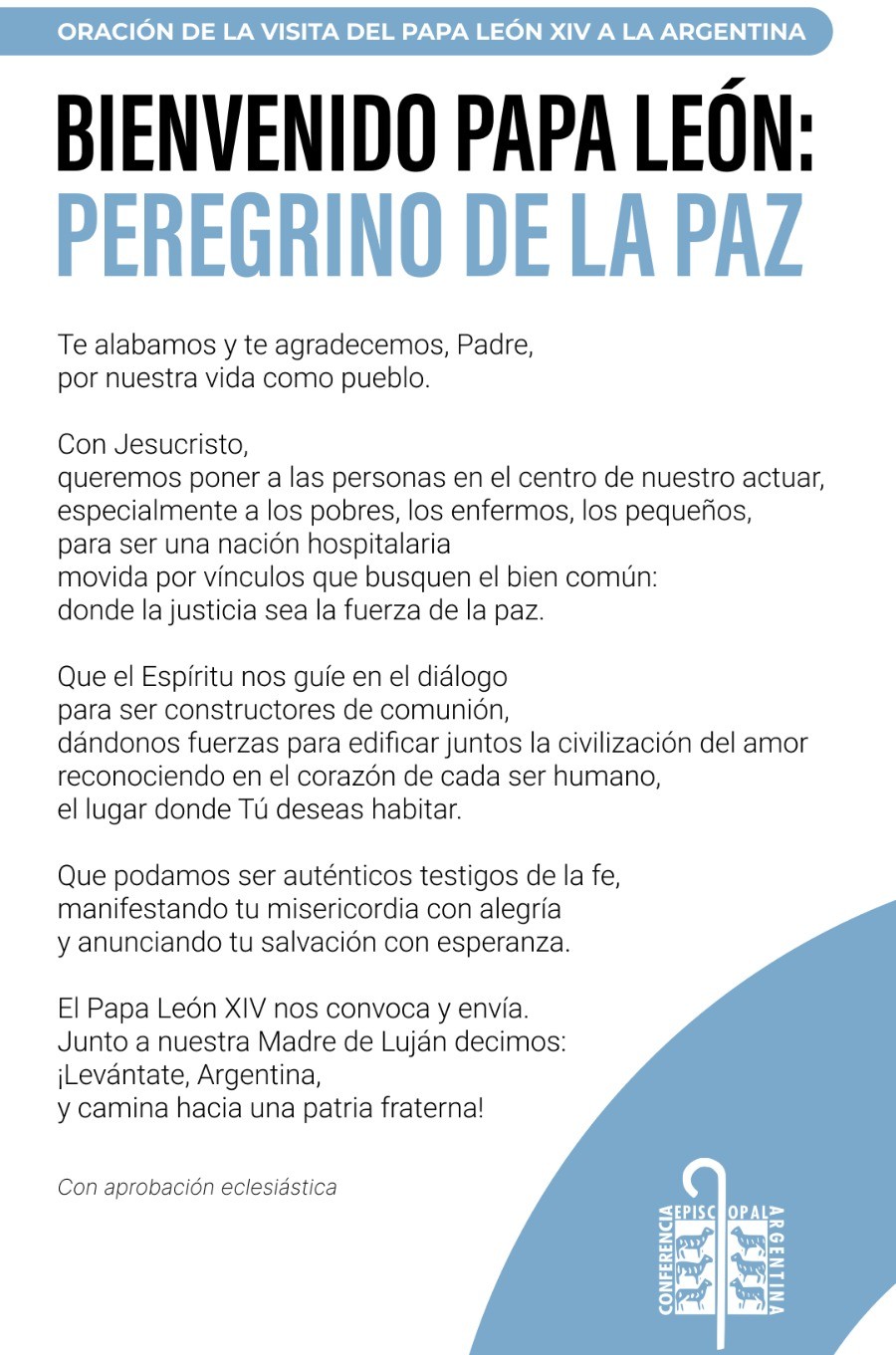 papa visita Oracion 2