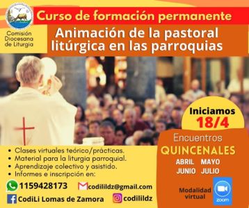 “La animación de la Pastoral Litúrgica en las parroquias”: nuevo curso taller de la Comisión de Liturgia