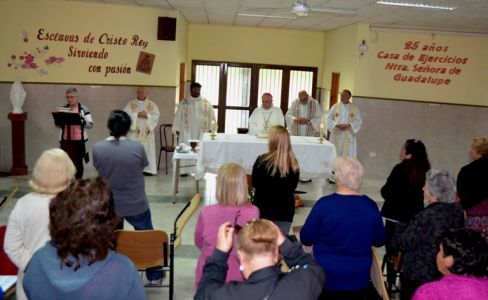 25 años de presencia en la diócesis de las Esclavas de Cristo Rey, a cargo de la casa de retiros “Nuestra Señora de Guadalupe”