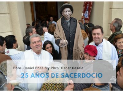 25 años de sacerdocio celebra el padre Daniel Bossio