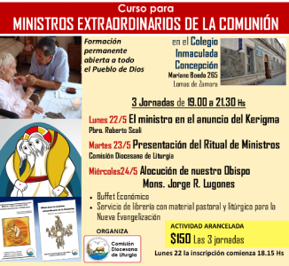 Curso para ministros extraordinarios de la comunión