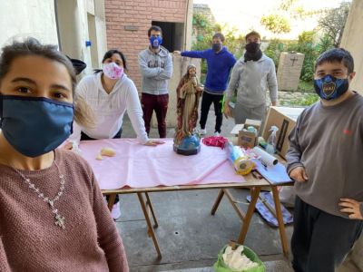 La olla solidaria de la parroquia Sagrado Corazón (Lomas de Zamora)