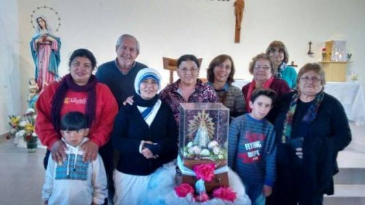 Una imagen de la Virgen de Luján bendecida por Francisco peregrinará por la diócesis