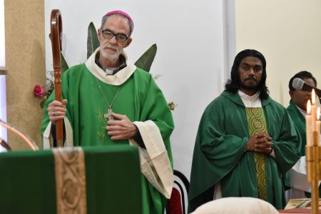 Inició su ministerio el nuevo administrador parroquial de Sagrado Corazón de Jesús y Nuestra Señora del Rosario de San Nicolás (El Jagüel)