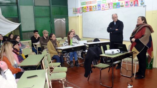 El cuidado del medio ambiente y la “conversión ecológica”: la charla del obispo con estudiantes del Profesorado del Sáenz