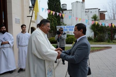 Tedeum en la parroquia de Alejandro Korn