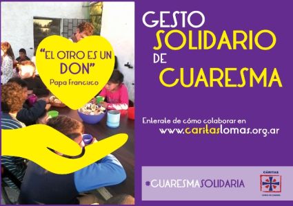 Gesto solidario de Cuaresma