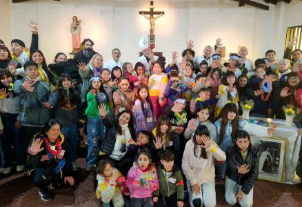 La Infancia y Adolescencia Misionera (IAM) se comprometió a “anunciar la Buena Noticia de Jesús”